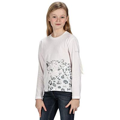 Regatta Unisex barn Wenbie coolweave bomull långärmad t-shirt med grafiskt tryck t-shirtar/piké/västar Regatta Unisex barn Wenbie coolweave bomull långärmad t-shirt med grafiskt tryck t-shirtar/piké/västar
