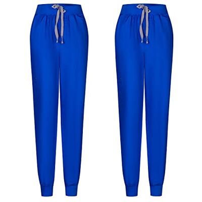 MISEMIYA Pack 2 st Sanitär PANTALON Unisex Sanitär Uniform Medical Uniforms Arbetsmorgan 8316, Royal Blue, XL MISEMIYA Pack 2 st Sanitär PANTALON Unisex Sanitär Uniform Medical Uniforms Arbetsmorgan 8316, Royal Blue, XL