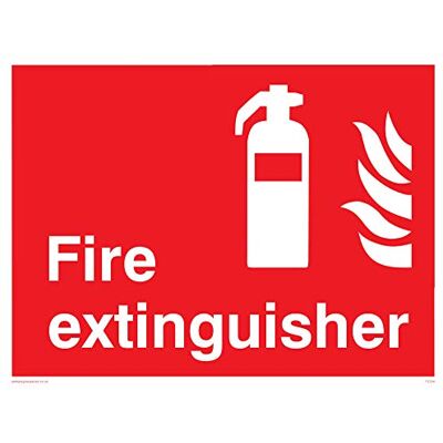 Viking FZ334-A3L-V "Fire Extinguisher"-skylt, vinyl, 300 mm H x 400 mm B Viking FZ334-A3L-V "Fire Extinguisher"-skylt, vinyl, 300 mm H x 400 mm B