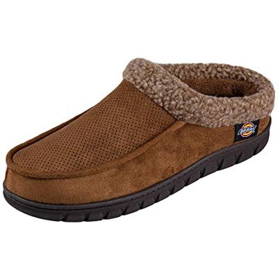 Dickies Mockasintofflor för män venetianska hus sko med inomhus utomhus minnesskum sula, Medium brun, Medium Dickies Mockasintofflor för män venetianska hus sko med inomhus utomhus minnesskum sula, Medium brun, Medium