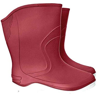 REIS Btdkrainbow_Bur36 Grensho PVC-skor, vinröd, 36 storlek REIS Btdkrainbow_Bur36 Grensho PVC-skor, vinröd, 36 storlek