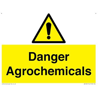 Viking Danger Agrochemicals skylt 200 x 150 mm A5L Viking Danger Agrochemicals skylt 200 x 150 mm A5L