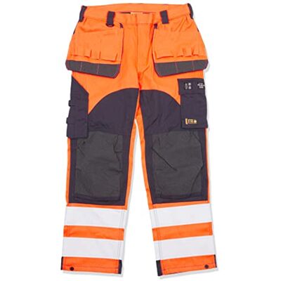 Blåkläder Blaklader 158915135389D92 Multinorm inhärent arbetsbyxor, High Vis Orange/marinblå, storlek D92 Blåkläder Blaklader 158915135389D92 Multinorm inhärent arbetsbyxor, High Vis Orange/marinblå, storlek D92
