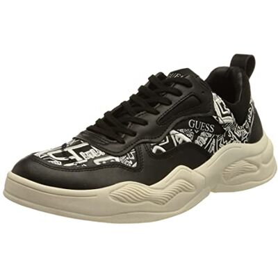 GUESS Europe SAGL Herr bassneakers, svart, 40 EU, svart, 40 EU GUESS Europe SAGL Herr bassneakers, svart, 40 EU, svart, 40 EU