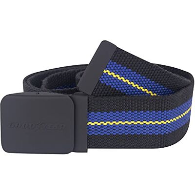 Goodyear Arbetskläder starkt flexibelt arbete midja kanvas vävbälte, svart/blå, en storlek Goodyear Arbetskläder starkt flexibelt arbete midja kanvas vävbälte, svart/blå, en storlek