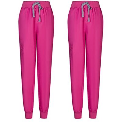 MISEMIYA Pack 2 st Sanitär PANTALON Unisex Sanitär Uniform Medical Uniforms Arbetsmorgan 8316, Rosa, S MISEMIYA Pack 2 st Sanitär PANTALON Unisex Sanitär Uniform Medical Uniforms Arbetsmorgan 8316, Rosa, S