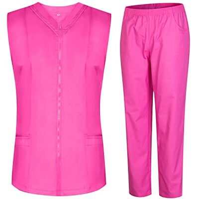 MISEMIYA Peeling-set för kvinnor – doktuniform för kvinnor med skjorta och byxor – medicinsk uniform – 818-8312, Fucisa 68, XXL MISEMIYA Peeling-set för kvinnor – doktuniform för kvinnor med skjorta och byxor – medicinsk uniform – 818-8312, Fucisa 68, XXL