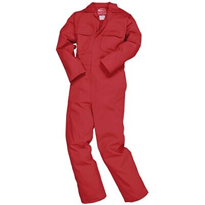 Portwest BIZ1 Bizweld Flamma Resistent Övergripande, Regelbunden, Storlek XL, Röd Portwest BIZ1 Bizweld Flamma Resistent Övergripande, Regelbunden, Storlek XL, Röd