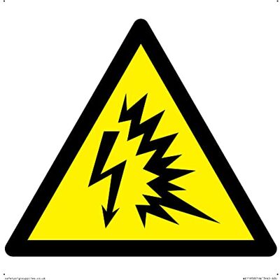 Viking W042 Varning: Arc Flash Sign 200 x 200 mm S20 Viking W042 Varning: Arc Flash Sign 200 x 200 mm S20