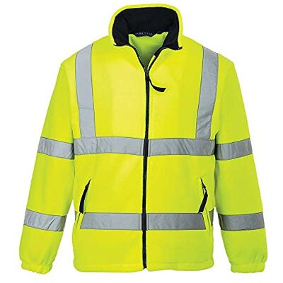Portwest F300YERXL Hi-Vis nätfodrad fleece, vanlig, X-Large, gul Portwest F300YERXL Hi-Vis nätfodrad fleece, vanlig, X-Large, gul