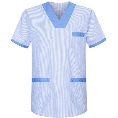 MISEMIYA Unisex arbetskläder krage pic kortärmad medicinsk unisex Ref.817 bred, himmelsk T817-4, Himmelsk T817-4, L MISEMIYA Unisex arbetskläder krage pic kortärmad medicinsk unisex Ref.817 bred, himmelsk T817-4, Himmelsk T817-4, L