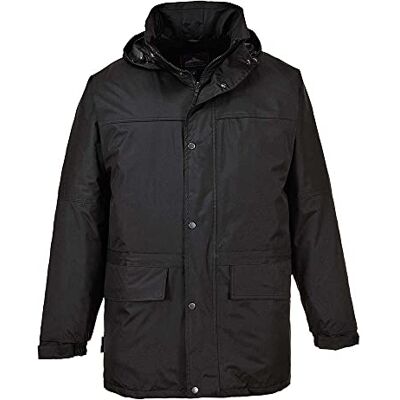 Portwest S523BKRXL Vattentät Oban Fleecefodrad jacka, Svart, XL Portwest S523BKRXL Vattentät Oban Fleecefodrad jacka, Svart, XL