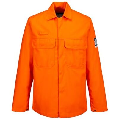 Portwest BIZ2 Herrarnas Flamskydds Bizweld FR Arbetsjacka Orange, M Portwest BIZ2 Herrarnas Flamskydds Bizweld FR Arbetsjacka Orange, M