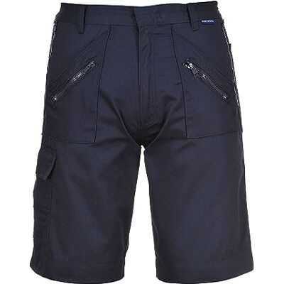 Portwest S889 Elastiska Arbetskläder Säkerhetsshorts Marinblå, S Portwest S889 Elastiska Arbetskläder Säkerhetsshorts Marinblå, S