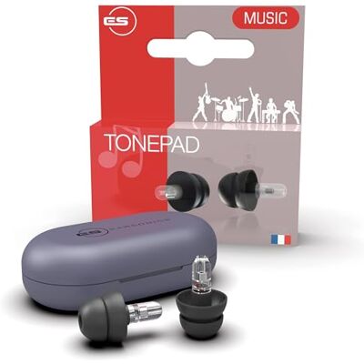 EarSonics TONEPAD Hörselskydd med hög ljudtrohet, live musik, konserter, musiker, festivaler återanvändbara öronproppar. Patenterat 16 dB akustiskt filter EarSonics TONEPAD Hörselskydd med hög ljudtrohet, live musik, konserter, musiker, festivaler återanvändbara öronproppar. Patenterat 16 dB akustiskt filter