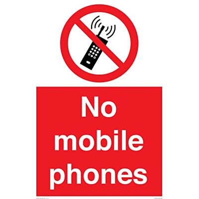 Viking Ingen mobiltelefon skylt 400 x 600 mm A2P Viking Ingen mobiltelefon skylt 400 x 600 mm A2P