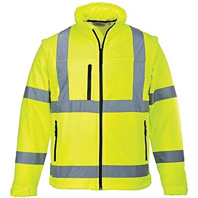 Portwest S428YERXS Hi-Vis softshell jacka, X-small, gul Portwest S428YERXS Hi-Vis softshell jacka, X-small, gul