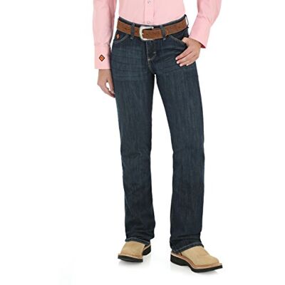 Wrangler Riggs Workwear womens Fr Western Mid Rise Boot Cut Jean Work Utility Pants, Rinse Wash, 17W x 34L US Wrangler Riggs Workwear womens Fr Western Mid Rise Boot Cut Jean Work Utility Pants, Rinse Wash, 17W x 34L US