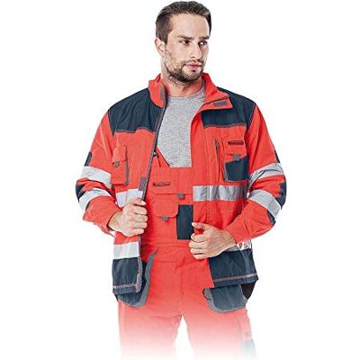 LEBER & HOLLMAN Leber&Hollman LH-FMNX-J_CGSL skyddsblus, röd-marinblå grå, L storlek LEBER & HOLLMAN Leber&Hollman LH-FMNX-J_CGSL skyddsblus, röd-marinblå grå, L storlek