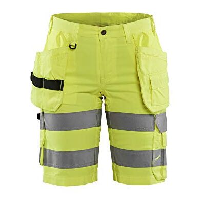 Blåkläder Blaklader 718618113300C46 damshorts med stretch, Hi Vis gul, storlek C46 Blåkläder Blaklader 718618113300C46 damshorts med stretch, Hi Vis gul, storlek C46