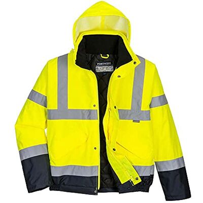 Portwest Hi-Vis tvåfärgad bomberjacka Portwest Hi-Vis tvåfärgad bomberjacka