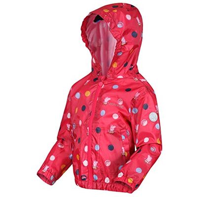 Regatta Muddy Puddle jacka utomhus barn, BrightBlushPolkaDot, 1 an Regatta Muddy Puddle jacka utomhus barn, BrightBlushPolkaDot, 1 an