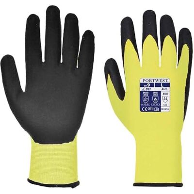 Portwest A625 Vis-Tex Skär Resistent Handske, Regelbunden, Storlek M, Gul/Svart Portwest A625 Vis-Tex Skär Resistent Handske, Regelbunden, Storlek M, Gul/Svart