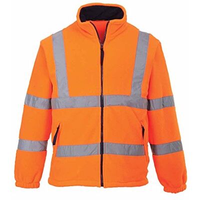 Portwest F300ORRXS Hi-Vis nätfodrad fleece, X-small, orange Portwest F300ORRXS Hi-Vis nätfodrad fleece, X-small, orange