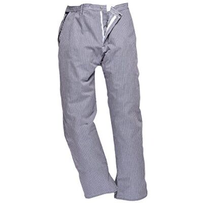 Portwest C075CHRXL rutiga kock barnet byxor, blå, XL Portwest C075CHRXL rutiga kock barnet byxor, blå, XL