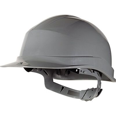 Deltaplus Delta Plus-byggarbetshjälm med glid-zirc1gr-grå Deltaplus Delta Plus-byggarbetshjälm med glid-zirc1gr-grå