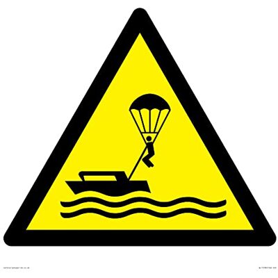 Viking W063 Varning: Parasailing skylt 400 x 400 mm S40 Viking W063 Varning: Parasailing skylt 400 x 400 mm S40