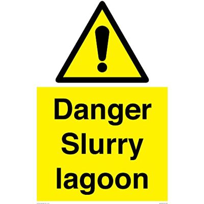 Viking Fara slurry lagunskylt – 400 x 600 mm – A2P Viking Fara slurry lagunskylt – 400 x 600 mm – A2P