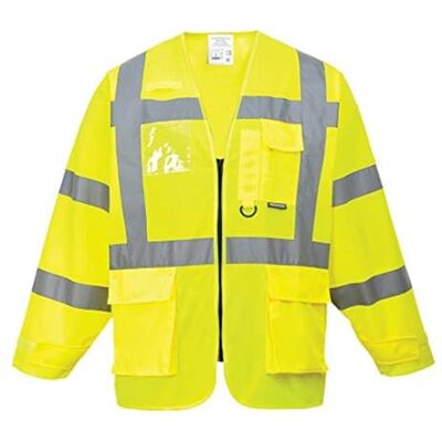 Portwest S475 Hi-Vis Arbetskläder Exekutiv Säkerhetsväst Gul, M Portwest S475 Hi-Vis Arbetskläder Exekutiv Säkerhetsväst Gul, M