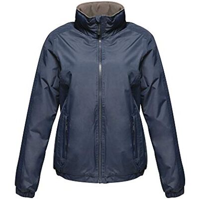 Regatta kvinnors professionella duva vattentät fleecefodrad bomberjacka med dold huva Marinblått Xsp Size: 14 Regatta kvinnors professionella duva vattentät fleecefodrad bomberjacka med dold huva Marinblått Xsp Size: 14