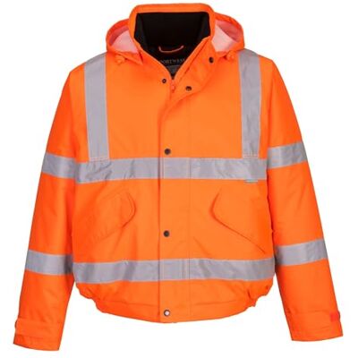 Portwest S463 hi-vis bomberjacka, orange, storlek XL Portwest S463 hi-vis bomberjacka, orange, storlek XL
