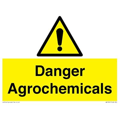 Viking Danger Agrochemicals skylt 200 x 150 mm A5L Viking Danger Agrochemicals skylt 200 x 150 mm A5L
