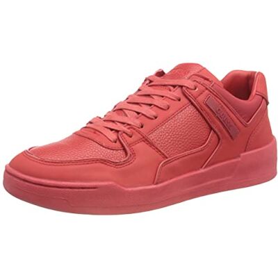 GUESS Europe SAGL Vicenza låga sneakers för män, röd, 44 EU, röd, 44 EU GUESS Europe SAGL Vicenza låga sneakers för män, röd, 44 EU, röd, 44 EU