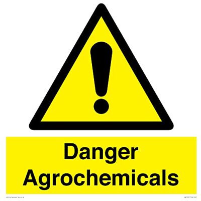 Viking Danger Agrochemicals skylt 400 x 400 mm S40 Viking Danger Agrochemicals skylt 400 x 400 mm S40