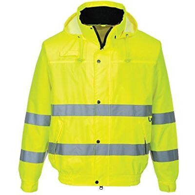 Portwest S161 Hi-Vis Lite Bomber Jacka, Regelbunden, Gul, Storlek M Portwest S161 Hi-Vis Lite Bomber Jacka, Regelbunden, Gul, Storlek M