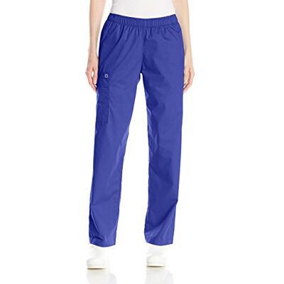 WonderWink 501AGALALG Wonder Work Dam Pull-On Cargo Byxa, Galaxy Blue, Standard-L Storlek WonderWink 501AGALALG Wonder Work Dam Pull-On Cargo Byxa, Galaxy Blue, Standard-L Storlek