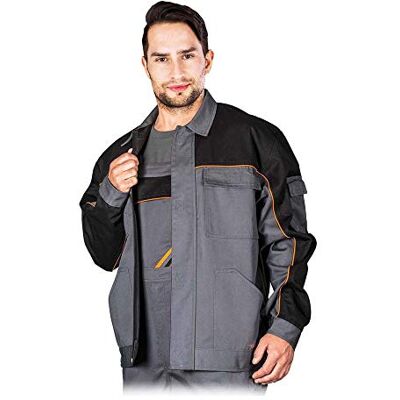 REIS Pro-J_Sbpm Pro Master skyddande blus, stål-svart-orange, medium storlek REIS Pro-J_Sbpm Pro Master skyddande blus, stål-svart-orange, medium storlek