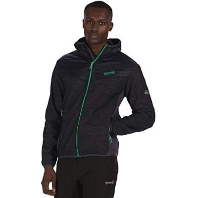 Regatta Harra Hybrid – fleece – svart/tätningsgrå Regatta Harra Hybrid – fleece – svart/tätningsgrå