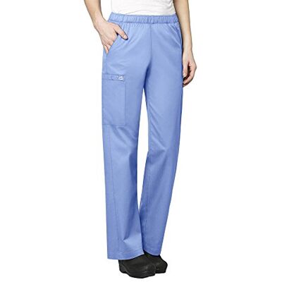 WonderWink 501ACEILMD Wonder Work Dam Pull-On Cargo Byxa, Ceil Blue, Standard-M Storlek WonderWink 501ACEILMD Wonder Work Dam Pull-On Cargo Byxa, Ceil Blue, Standard-M Storlek