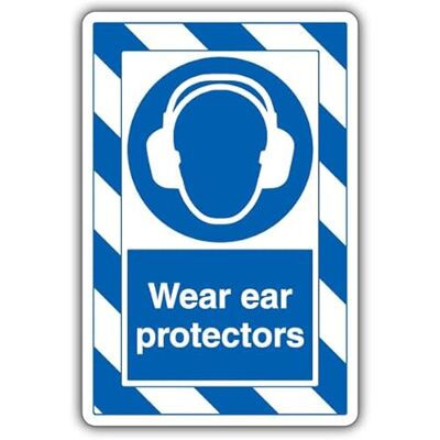VSafety V Safety Wear öronskydd – ExtraViz 250 x 350 mm – 3 mm aluminiumkomposit säkerhetsskylt VSafety V Safety Wear öronskydd – ExtraViz 250 x 350 mm – 3 mm aluminiumkomposit säkerhetsskylt