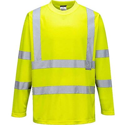 Portwest S178YERXL långärmad t-shirt för män, vanlig, storlek XS, gul Portwest S178YERXL långärmad t-shirt för män, vanlig, storlek XS, gul