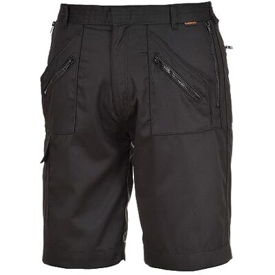 Portwest S889 Elastiska Arbetskläder Säkerhetsshorts Svart, XXXL Portwest S889 Elastiska Arbetskläder Säkerhetsshorts Svart, XXXL