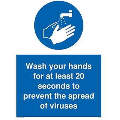 Viking använd handhygienskylt – vinyl/klistermärke Viking använd handhygienskylt – vinyl/klistermärke