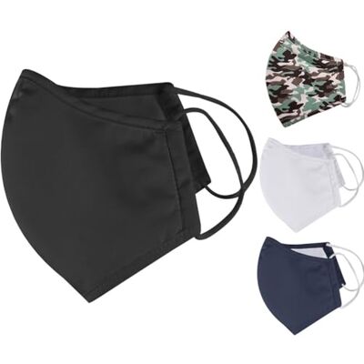 Iron Mountain IMMSK100_BLK_FREE SZ Vattenavvisande Ansiktsmask, 3 Lager, Svart, Paket med 5 Iron Mountain IMMSK100_BLK_FREE SZ Vattenavvisande Ansiktsmask, 3 Lager, Svart, Paket med 5