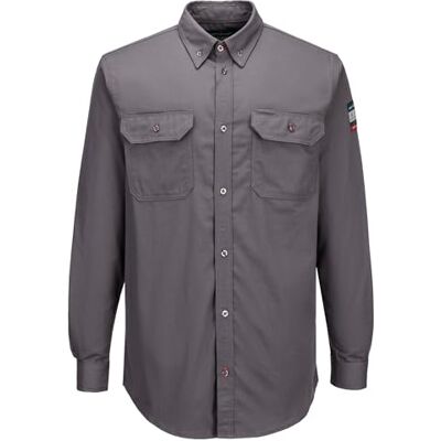 Portwest FR89GRRXXL Bizflame-tröja, vanlig, storlek: XX-Large, grå Portwest FR89GRRXXL Bizflame-tröja, vanlig, storlek: XX-Large, grå