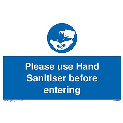 Viking Använd handsanitiser innan du går in Viking Använd handsanitiser innan du går in